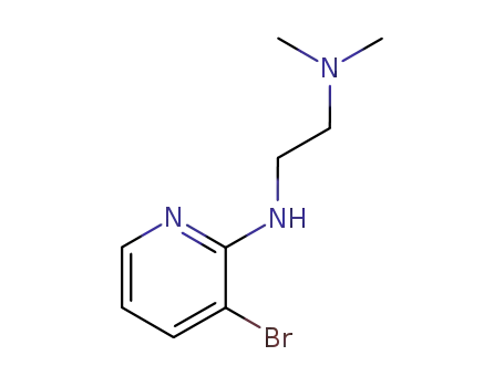 Molecular Structure of 99516-14-0 (3-Bromo-2-[(2-dimethylaminoethyl)amino]-pyridine)