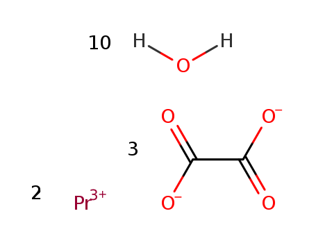 Praseodymium  oxalate decahydrate