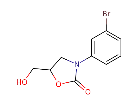 3-(3-Bromophenyl)-5-(hydroxymethyl)-2-oxazolidinone