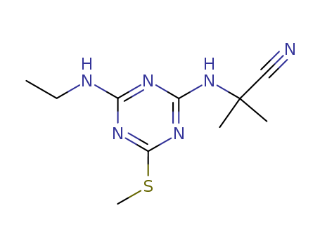 Propanenitrile,2-[[4-(ethylamino)-6-(methylthio)-1,3,5-triazin-2-yl]amino]-2-methyl-