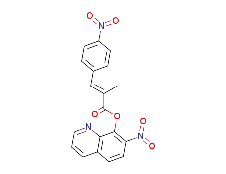 alpha-Methyl-p-nitrocinnamic acid 7-nitro-8-quinolyl ester