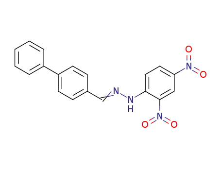 2,4-dinitro-N-[(E)-(4-phenylphenyl)methylideneamino]aniline