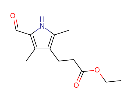 3-(2-Ethoxycarbonylethyl)-2,4-dimethyl-5-formylpyrrole