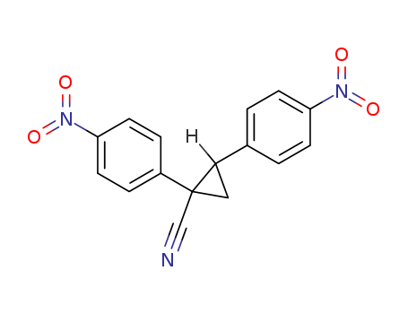 Cyclopropanecarbonitrile,1,2-bis(4-nitrophenyl)-