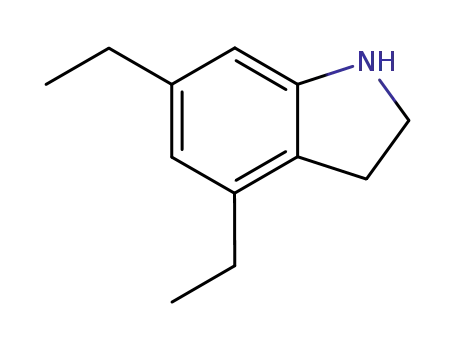 1H-인돌,4,6-디에틸-2,3-디하이드로-(9CI)