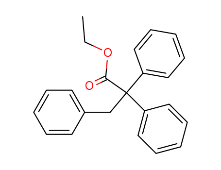 Molecular Structure of 2902-59-2 (ethyl 2,2,3-triphenylpropanoate)