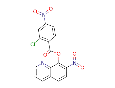 Molecular Structure of 29007-11-2 (7-Nitro-8-quinolyl=4-chloro-2-nitrobenzoate)
