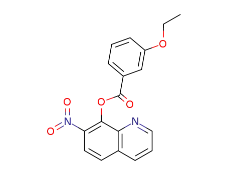 Molecular Structure of 29002-09-3 (7-Nitro-8-quinolinyl=m-ethoxybenzoate)