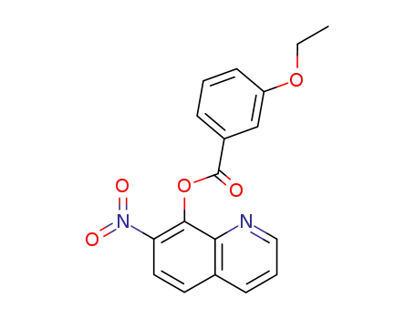 BENZOIC ACID, m-ETHOXY-, 7-NITRO-8-QUINOLYL ESTER