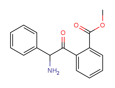벤조산, o-(2-페닐글리실)-, 메틸 에스테르(8CI)