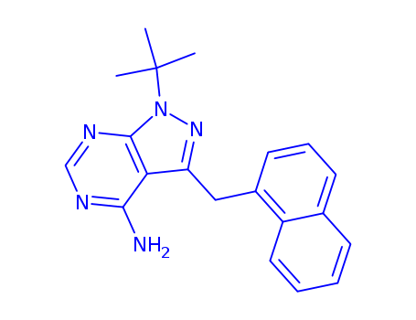 4-Amino-1-tert-butyl-3-(1'-naphthylmethyl)pyrazolo[3,4-d]pyrimidine