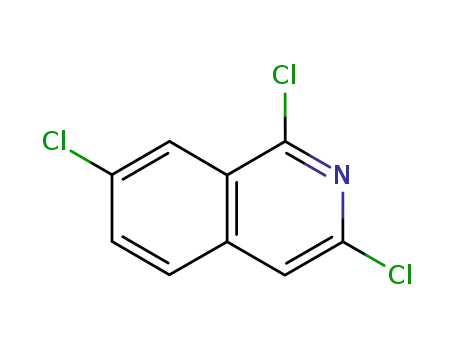 Molecular Structure of 21902-41-0 (Isoquinoline, 1,3,7-trichloro-)