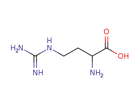 Molecular Structure of 2978-24-7 (L-2-amino-4-guanidinobutyric acid hydrochloride)