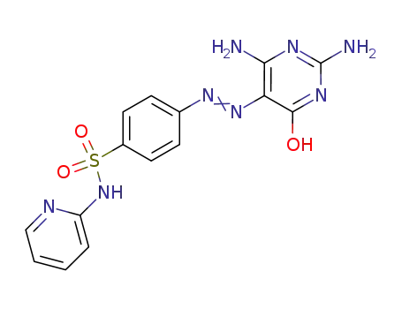 Molecular Structure of 29817-64-9 (4-[2-(2,6-diamino-4-oxopyrimidin-5(4H)-ylidene)hydrazino]-N-pyridin-2-ylbenzenesulfonamide)