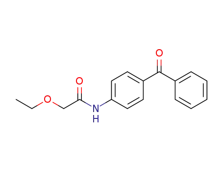 Molecular Structure of 29289-77-8 (N-(4-benzoylphenyl)-2-ethoxyacetamide)
