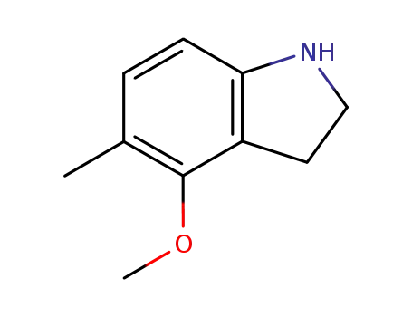1H-Indole,2,3-dihydro-4-methoxy-5-methyl-(9CI)