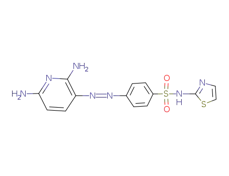 Molecular Structure of 29817-73-0 (4-[(E)-(2,6-diaminopyridin-3-yl)diazenyl]-N-(1,3-thiazol-2-yl)benzenesulfonamide)