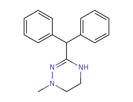 Molecular Structure of 22201-89-4 (3-(Diphenylmethyl)-1,4,5,6-tetrahydro-1-methyl-1,2,4-triazine)