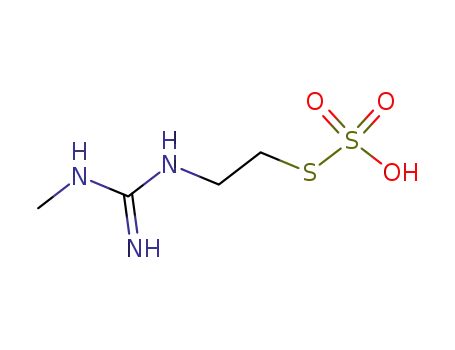 2-(3-Methyl)guanidinoethanethiol hydrogen sulfate (ester)
