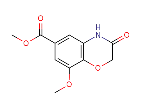 methyl 8-methoxy-3-oxo-3,4-dihydro-2H-1,4-benzoxazine-6-carboxylate