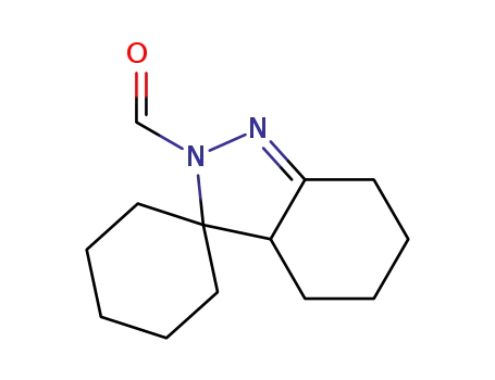 Molecular Structure of 109127-31-3 (2'-formyl-2',3'a,4',5',6',7'-hexahydro-spiro[cyclohexane-1,3'-indazole])
