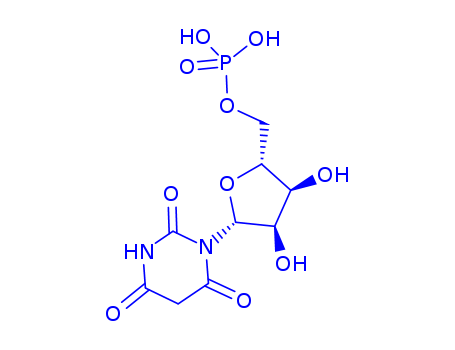 1-(5'-phospho-beta-D-ribofuranosyl)barbituric acid