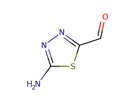 Molecular Structure of 29422-54-6 (5-AMINO-[1,3,4]THIADIAZOLE-2-CARBALDEHYDE)