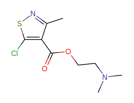 Molecular Structure of 22164-92-7 (2-dimethylaminoethyl 5-chloro-3-methyl-thiazole-4-carboxylate)