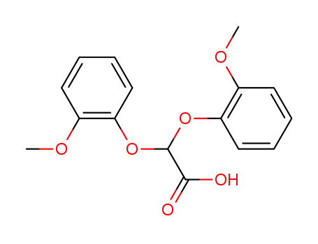 Molecular Structure of 29815-91-6 (Bis(o-methoxyphenoxy)acetic acid)