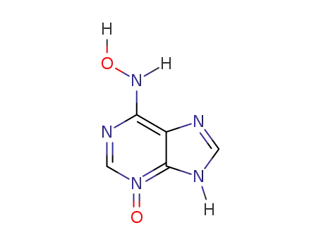 Molecular Structure of 21959-46-6 (6-(hydroxyamino)-3H-purin-3-ol)