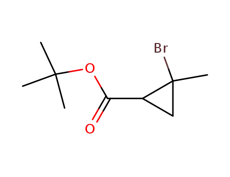 (+/-)-tert-butyl 2-bromo-2-methylcyclopropane-1-carboxylate