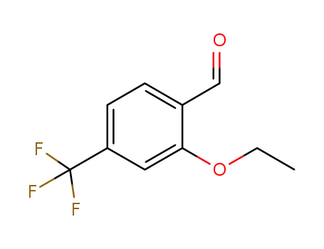 Benzaldehyde, 2-ethoxy-4-(trifluoromethyl)- (9CI)