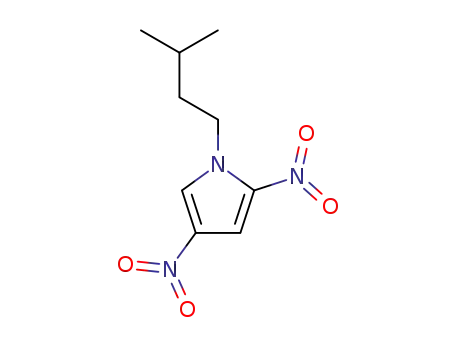 Molecular Structure of 2948-65-4 (1-(3-methylbutyl)-2,4-dinitro-1H-pyrrole)