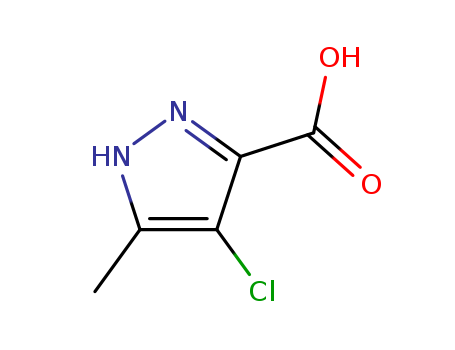4-chloro-3-methyl-1H-pyrazole-5-carboxylic acid(SALTDATA: FREE)(29400-84-8)