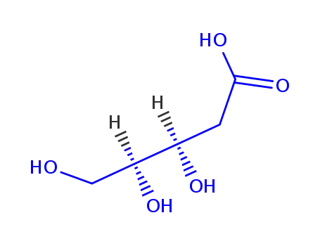 Molecular Structure of 106566-66-9 (2-deoxy-L-ribonic acid)
