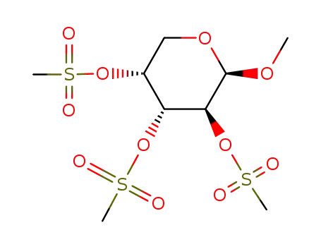 methyl-(tris-<i>O</i>-methanesulfonyl-β-D-arabinopyranoside)