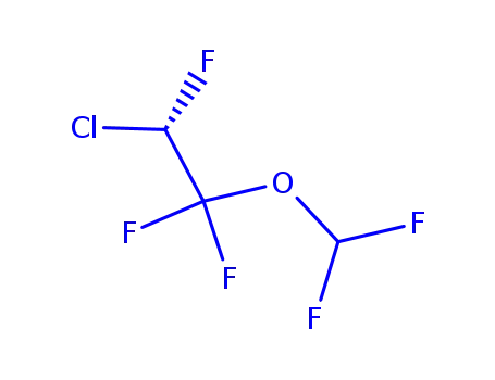Molecular Structure of 22194-21-4 ((S)-Enflurane)