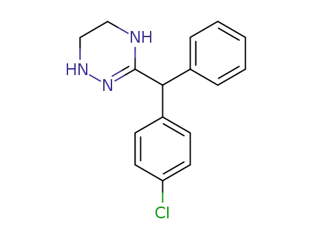 3-(p-클로로-α-페닐벤질)-1,4,5,6-테트라히드로-1,2,4-트리아진