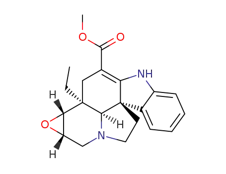 Molecular Structure of 2447-58-7 (methyl 2,3-didehydro-6,7-epoxyaspidospermidine-3-carboxylate)