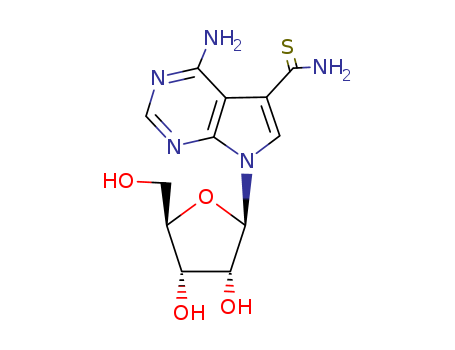 4-Amino-7-β-D-ribofuranosyl-7H-pyrrolo[2,3-d]pyrimidine-5-carbothioamide
