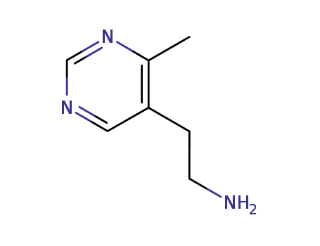 Molecular Structure of 22126-37-0 (Pyrimidine, 5-(2-aminoethyl)-4-methyl- (6CI,7CI,8CI))