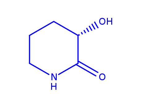 Molecular Structure of 74954-71-5 (3-(S)-HYDROXY-2-PIPERIDONE)