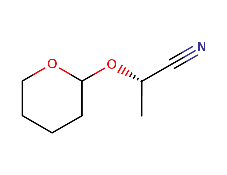 프로판니트릴, 2-[(테트라히드로-2H-피란-2-일)옥시]-, (2S)-(9CI)