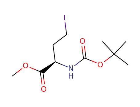 (2R)-2-[[(1,1-Dimethylethoxy)carbonyl]amino]-4-iodobutanoic acid methyl ester