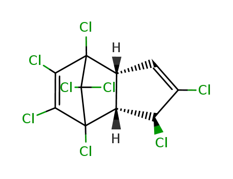 Molecular Structure of 29555-45-1 (1,2-Dichlorochlordene)