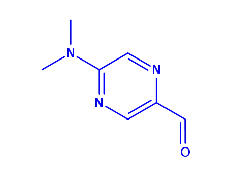 Pyrazinecarboxaldehyde, 5-(dimethylamino)- (9CI)