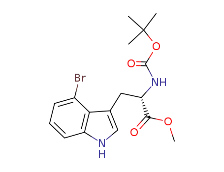 (S)-4-bromo-N-(tert-butoxycarbonyl)tryptophan methyl ester