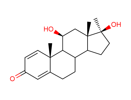 Androsta-1,4-dien-3-one,11,17-dihydroxy-17-methyl-, (11b,17b)- (9CI) cas  22204-44-0
