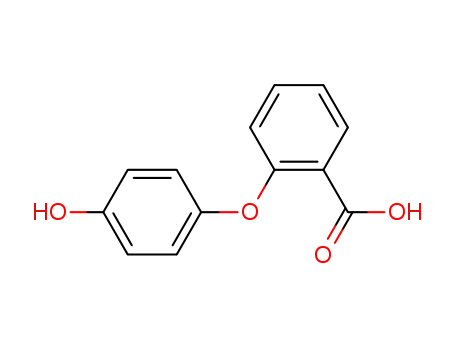 Molecular Structure of 21905-64-6 (2-(4-Hydroxyphenoxy)benzoic acid)
