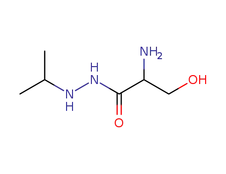 Molecular Structure of 2975-42-0 (2-(2-amino-3-hydroxypropanoyl)-1-(propan-2-yl)hydrazinium chloride (non-preferred name))